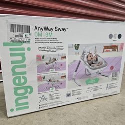 Ingenuity Anyway Sway Vibrating Portable Baby Swing