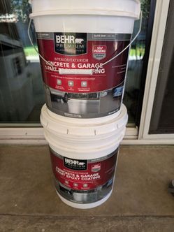 Behr Concrete & Garage Epoxy Paint 5 gallons
