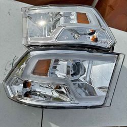 09-18 Dodge Ram LED DRL Projector Headlights Luces Focos Micas Faros Faroles Headlamps 