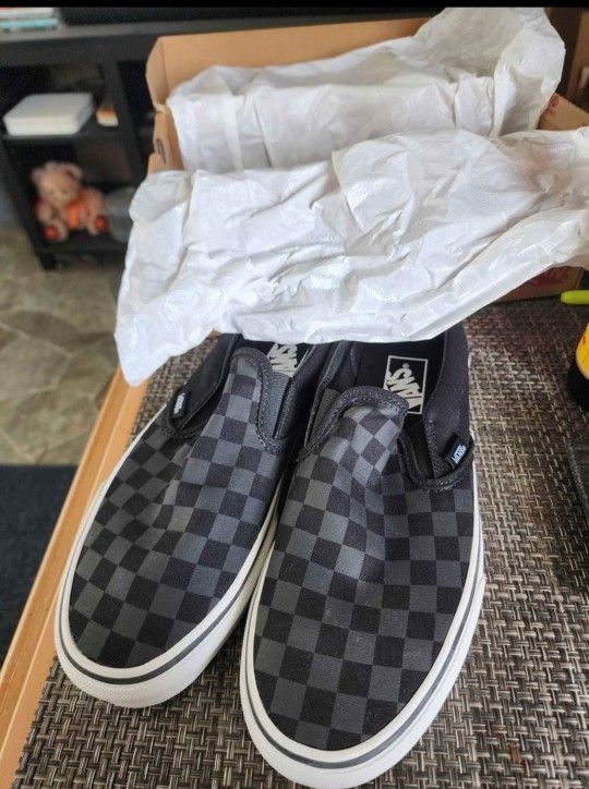 Vans Slip Ons Size 8 Mens (New)!