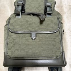 Coach League Flap Backpack