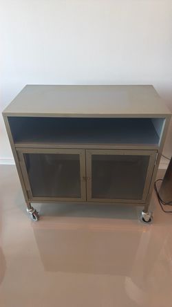 West Elm Media Center/TV Rolling Stand