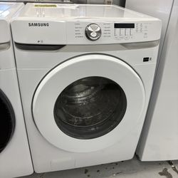 Samsung 4.5 cu. ft. High-Efficiency Front Load Washer in White with Self-Clean+