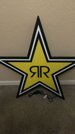 Rockstar LED sign