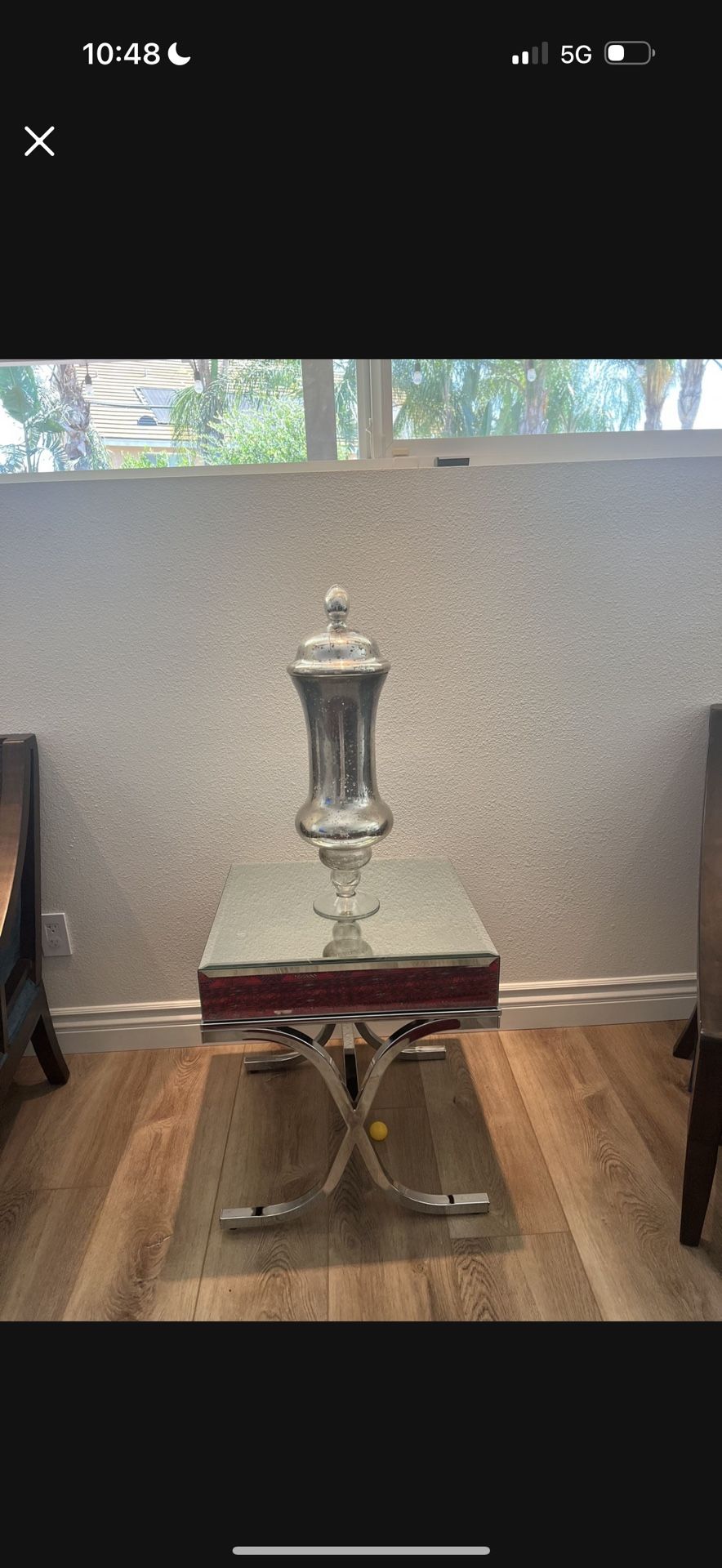 Mirror, Side Table And Decoration Piece