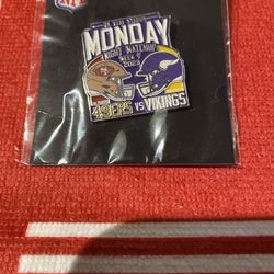 49ers Vs Vikings Gameday Pin