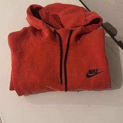 Red Nike Tech Hoodie