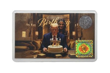 Donald Trump 1/4 grain .9999 Fine Gold Bar by Patriots Coin