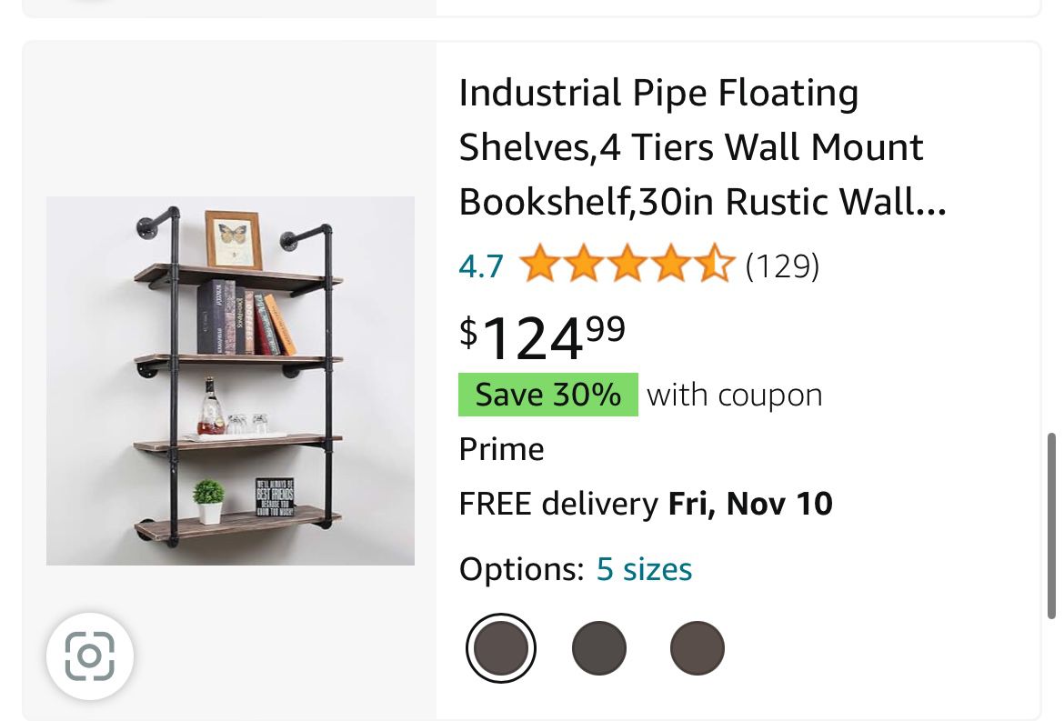 Industrial Wall Shelves 