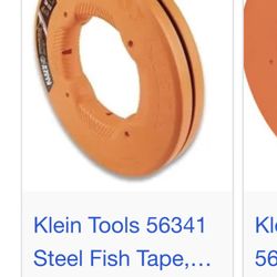 Wide Steel Fish Tape 