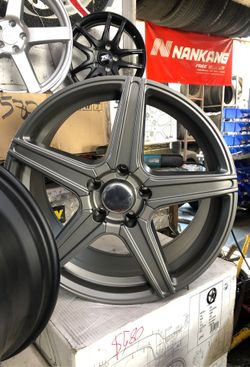 Set of 18x8 New rims 5x112 and 5x120