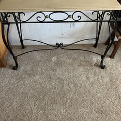 Inside/Outside Wall or Entry Table