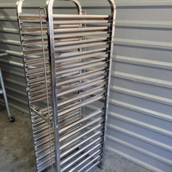 Winco SRK-36 stainless steel steam table pan rack