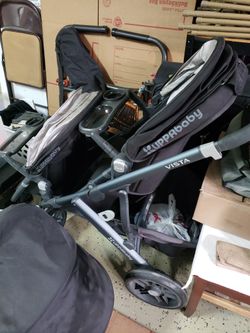 USED UPPA BABY STROLLER AND BASSINET FOR SALE