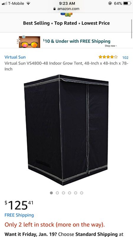 Indoor Grow Tent (Black)