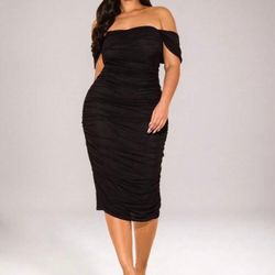 Black Sexy Dress Plus Size 