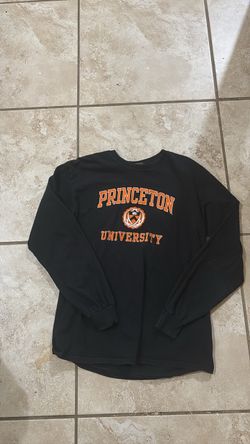 Black Princeton College long sleeve