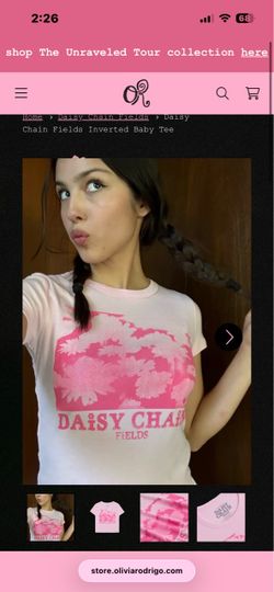 Daisy Chain Inverted Women’s Baby Tee