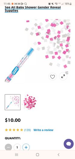 Gender Reveal Poppers