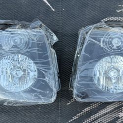 07-14 GMC Yukon Black Headlights 