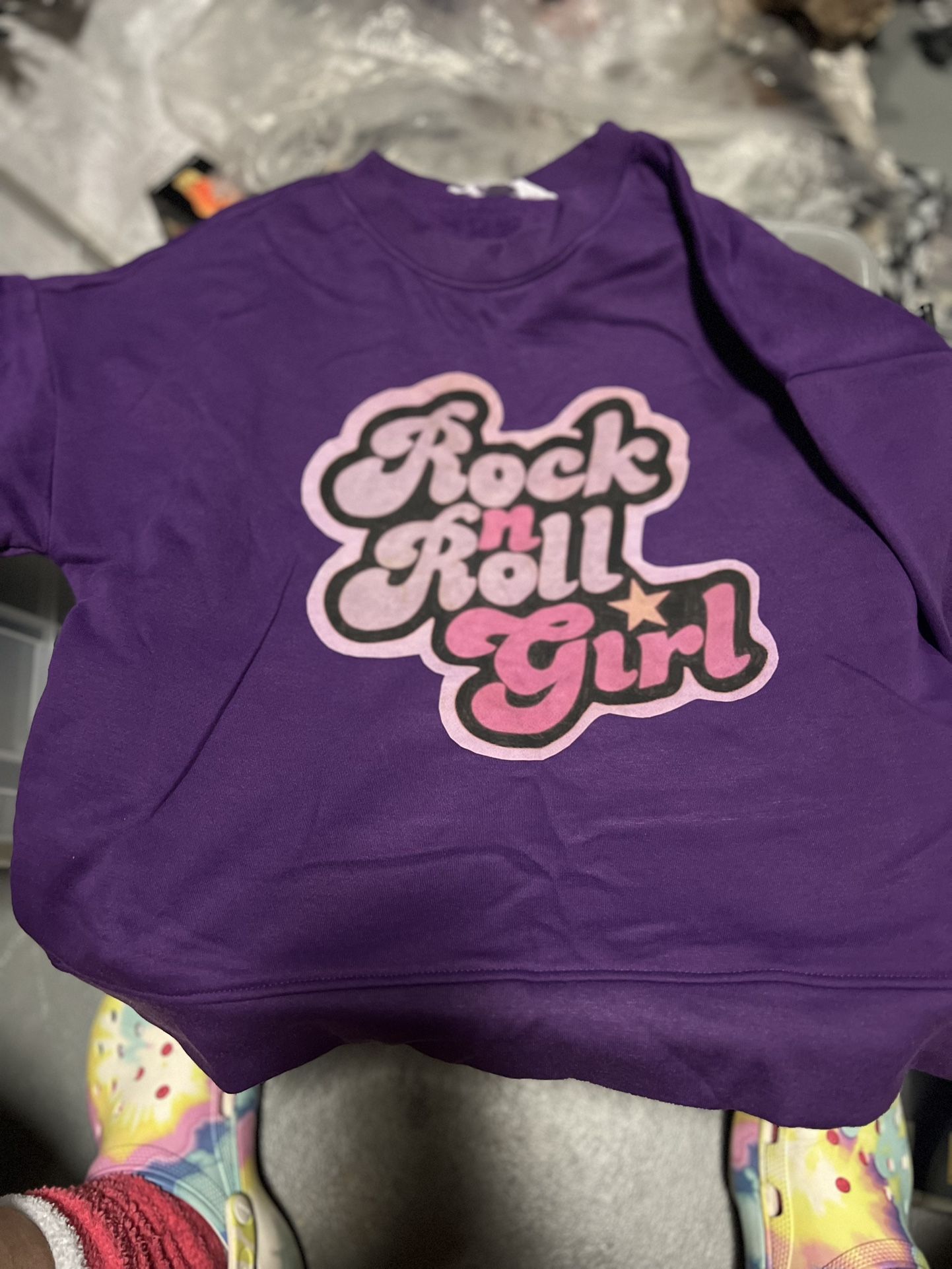 Halloween Costume-Darla Finding Nemo-rock N Roll Girl Sweater