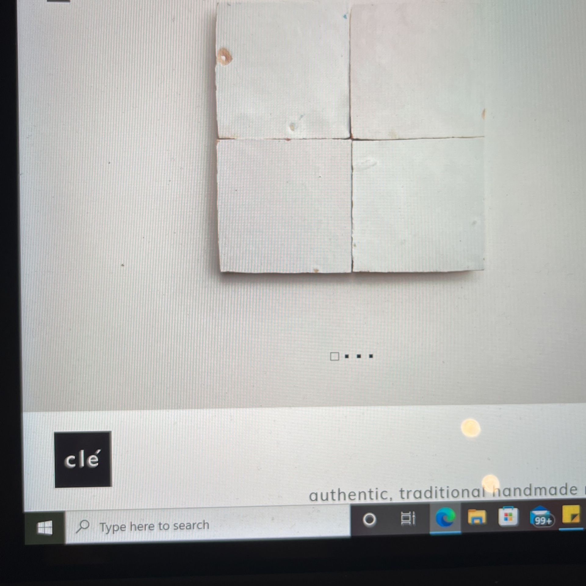 Cle Tile - Zellige Weathered White Moroccan Tiles