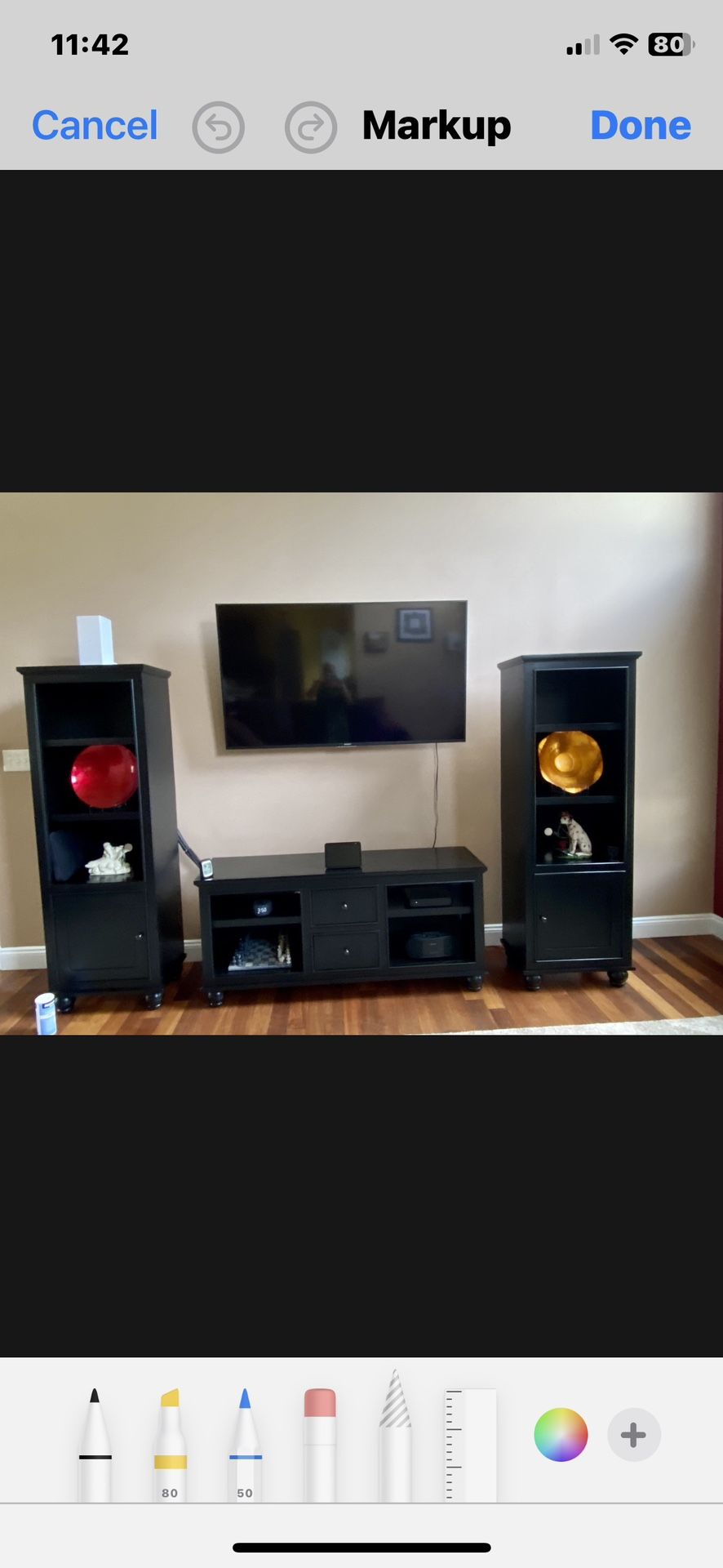 Entertainment center - Asking $260