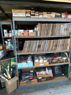 Vinyl record Cassette tape CD VHS 8-Track Posters Bulk Lot