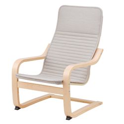 2 IKEA POÄNG Kid's Armchairs (Birch veneer/Knisa light beige) - $20 for both