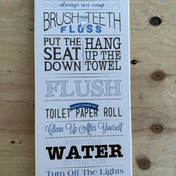 Bathroom Sign