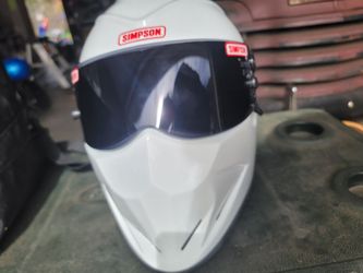 Simpson white helmet