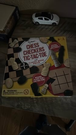 Chess, Checkers And Tic Tac Toe Game
