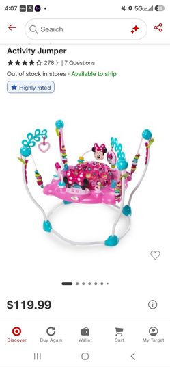 Minnie Mouse Activity Jumper