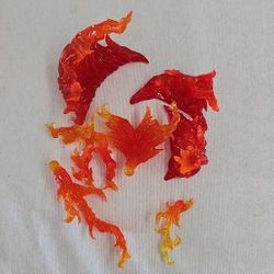 Tamashii Nations effects Burning Flame Red