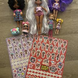 LOL dolls and Stickers