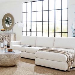 Bassett Custom Chaise Sectional Couch