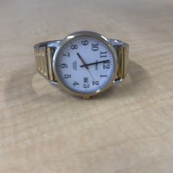 Timex Two-Tone Watch  Indiglo Lights Up  Classic Style