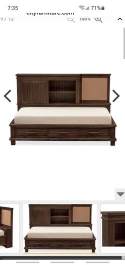 Full Size Storage Bed