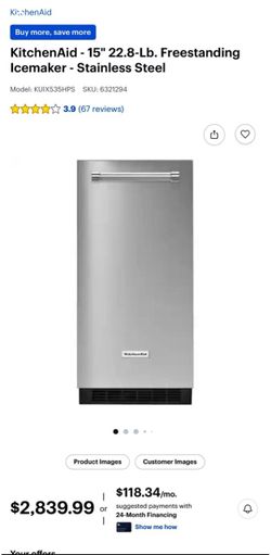 Kitchen Aid Ice Maker