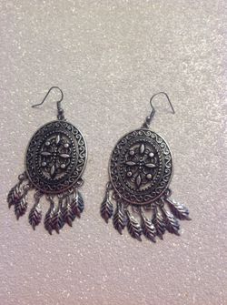 Feather earrings