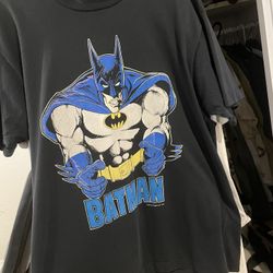 Vintage Batman DC Comics Superhero T Shirt 80s 90s Promo Single Stitch Rare L