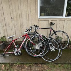 2 Bicycles For Parts