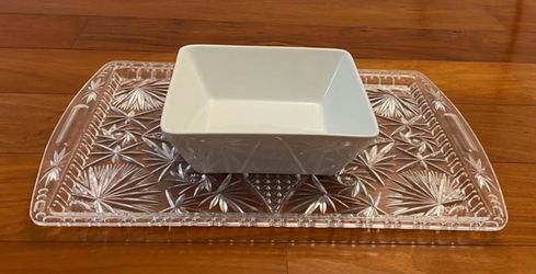 Serving bowl and platter