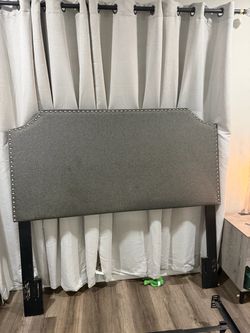 Queen headboard / frame / box spring