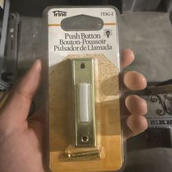 Trine Lighted Push Button Doorbell 715G-1