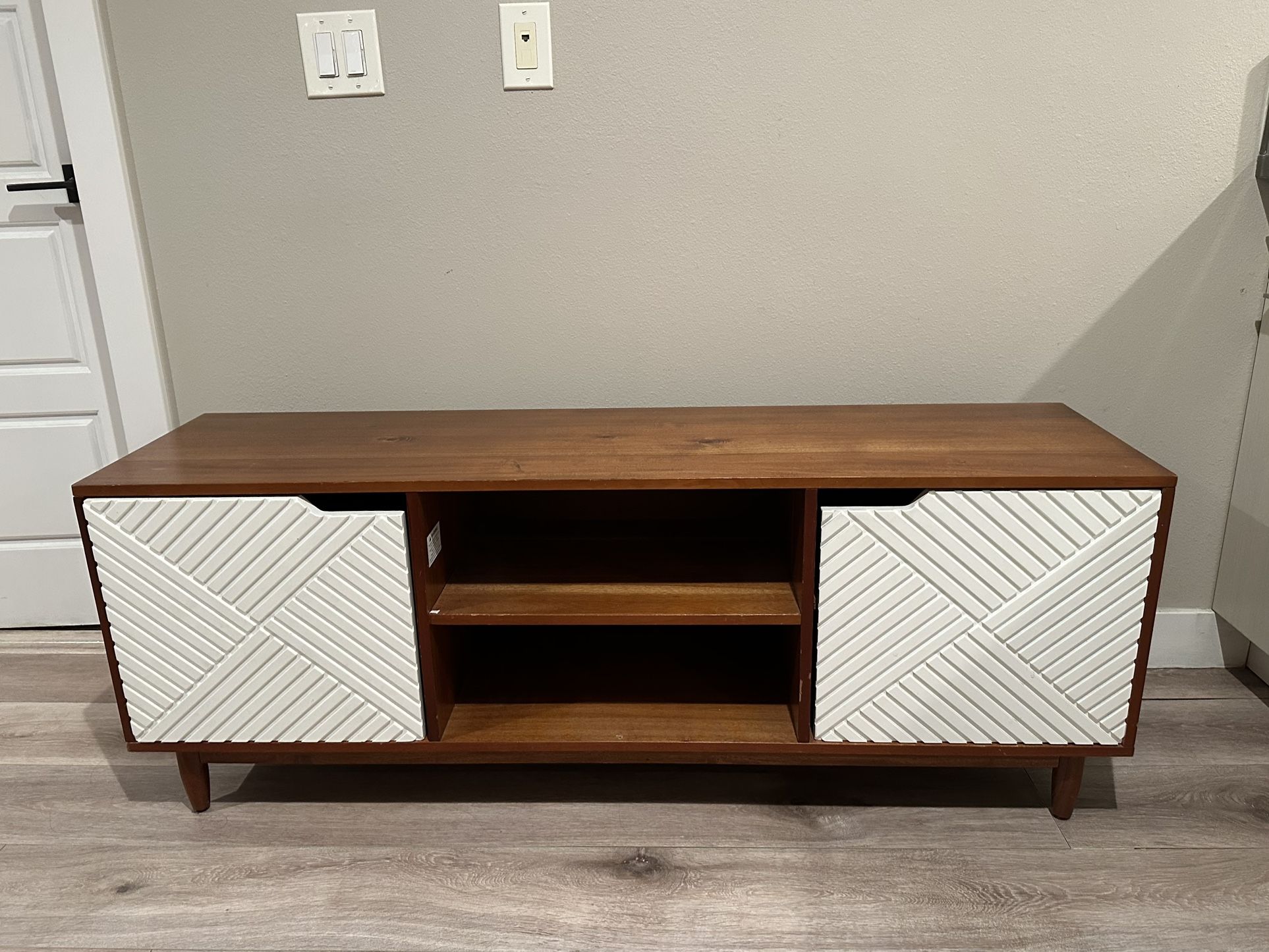 Threshold Wooden Bohemian Tv Console Table