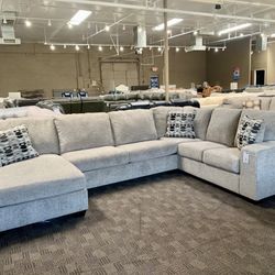 NEW Grey Sectional Sofa