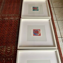 Art Wall ANDY WARHOL VINTAGE CARDS FRAMED KENDALL AREA