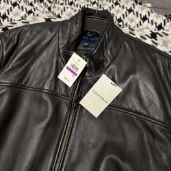 Black Leather Jacket Size XXL. 