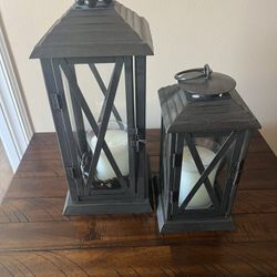 Home Interiors Set De Linternas No Velas 